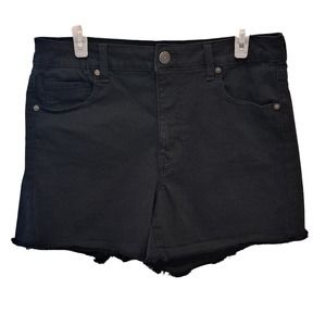 American Eagle Outfitters High Rise Shorty Shorts - Size 14 - Black